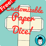 Customizable Paper Dice Templates (Free!)