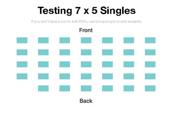 Testing Seating Chart