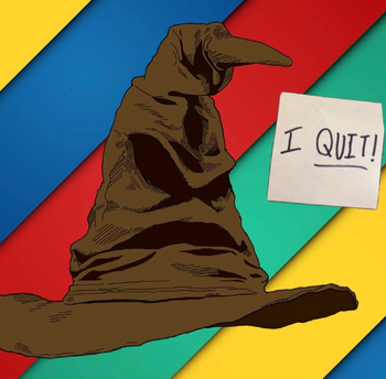 Preview of Customizable Short Script: The Sorting Hat Quits