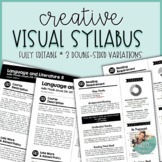 Visual Syllabus Template Pack #1 - Creative & Editable