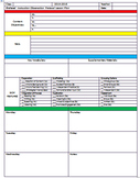 Customizable Weekly Lesson Plan form
