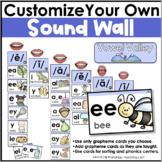 Customize Your Sound Wall Phoneme Graphemes Cards Posters 