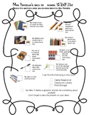 Customize back to school check list