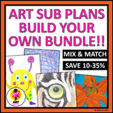 Customized Art Sub Plan Bundle - Build, Create your Own!