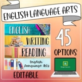 English Language Arts Editable Google Classroom Banners/Headers