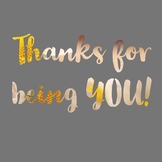 Customized Thank You Note or Good-Bye letter