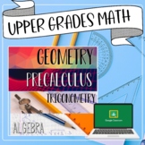Upper Math Google Editable Classroom Banners