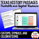 Customs and Celebrations of Texas Reading Comprehension Pa