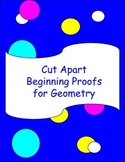 Cut Apart Beginning Geometry Proofs