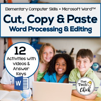 Preview of Word Processing and Editing Activities - Cut, Copy, and Paste! for MS Word