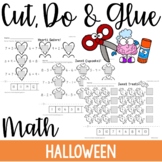 Cut, Do & Glue- Halloween Math Worksheets