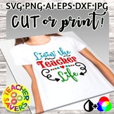 Cut File Teacher Pride Design great for T-shirts, VINYL etc.