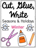 Cut, Glue, Write: Winter Sentence Writing