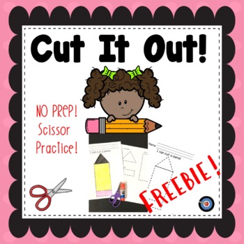 Preview of Cut It Out! Scissors Practice Freebie