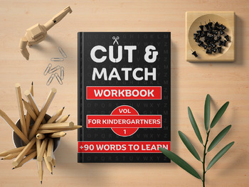Preview of Cut & Match Workbook for Kids Vol 1