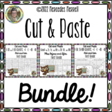 Cut-Paste 1-30, 1-50, 51-100 Charts, By 2s, 5s,  Odd and E
