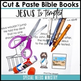 Cut & Paste Bible Books Jesus Is Tempted in The Desert