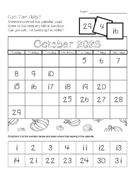 Preview of Cut & Paste Calendars 2023 - 2024