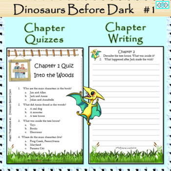 Magic Tree House #1 Dinosaurs Before Dark Chapter Summary Cut & Paste