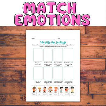 Emotion Cut & Paste Worksheets: Yes/No Questions