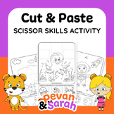 Cut & Paste Practise | Scissor Skills | Shape Cutting Fine