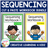 Cut & Paste Sequencing Workbook Bundle Autism