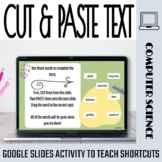 Cut & Paste Shortcut Practice: Fill in the Blanks