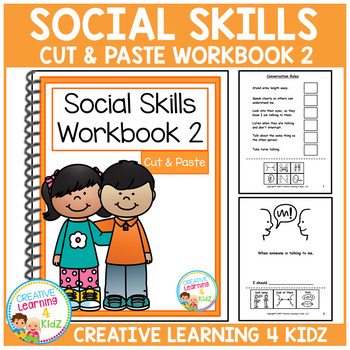 Preview of Cut & Paste Social Skills Workbook 2 Autism Special Education