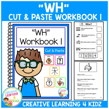 Preview of Cut & Paste WH Workbook