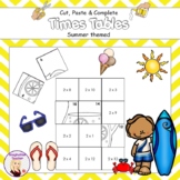 Cut, Paste and Complete - Times Tables