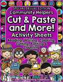 Cut & Paste and More! ~ Community Helpers Special Deluxe Edition