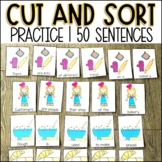 50 Cut Up Sentences to Support ESL and SPED Writing