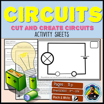 Preview of Electrify Learning: Cut and Create Circuits Adventure for Curious Kids!