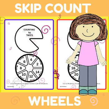 Preview of Cut and Fasten Study Practice Skip Counting Starting to Learn Multiplication