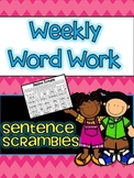Cut and Glue Sentences for Word Work