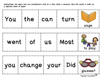 Fry Sight Word Activities Kindergarten First Grade SECOND 100 Words