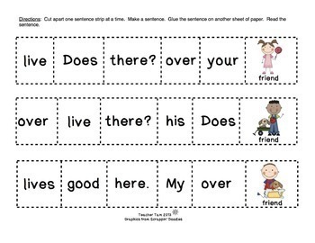Sight Words Worksheets 1st Grade Kindergarten by Teacher Tam | TpT