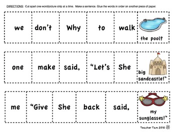 summer sight words worksheets kindergarten 1st grade by teacher tam