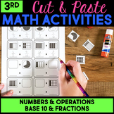 Numbers and Base Ten & Fractions Activities for Third Grade
