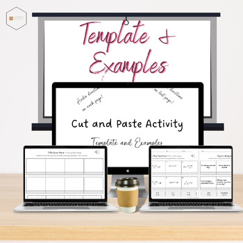 Preview of Cut and Paste Activity Template