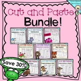 Cut and Paste Bundle 2 - Math Worksheets / Printables, Add