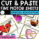 Cut and Paste Fine Motor Puzzles | February | Special Education