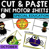Cut and Paste Fine Motor Puzzles | October | Special Education