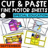 Cut and Paste Fine Motor Puzzles | September | Special Education