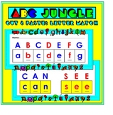 Cut and Paste Letter Match (Uppercase and Lowercase Letters)