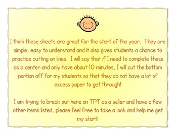 kindergarten letter matching worksheets cut and paste tpt