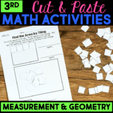 Measurement & Data and Geometry Test Prep Math Activities 