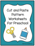 Cut and Paste Pattern Worksheets
