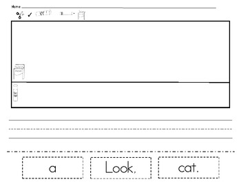 Preview of Cut and Paste Sight Word Sentences  *PUBLISHER VERSION *