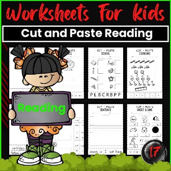 Preview of Cut and Paste Sorts, Cloze, Reading & Draw Worksheets, etc